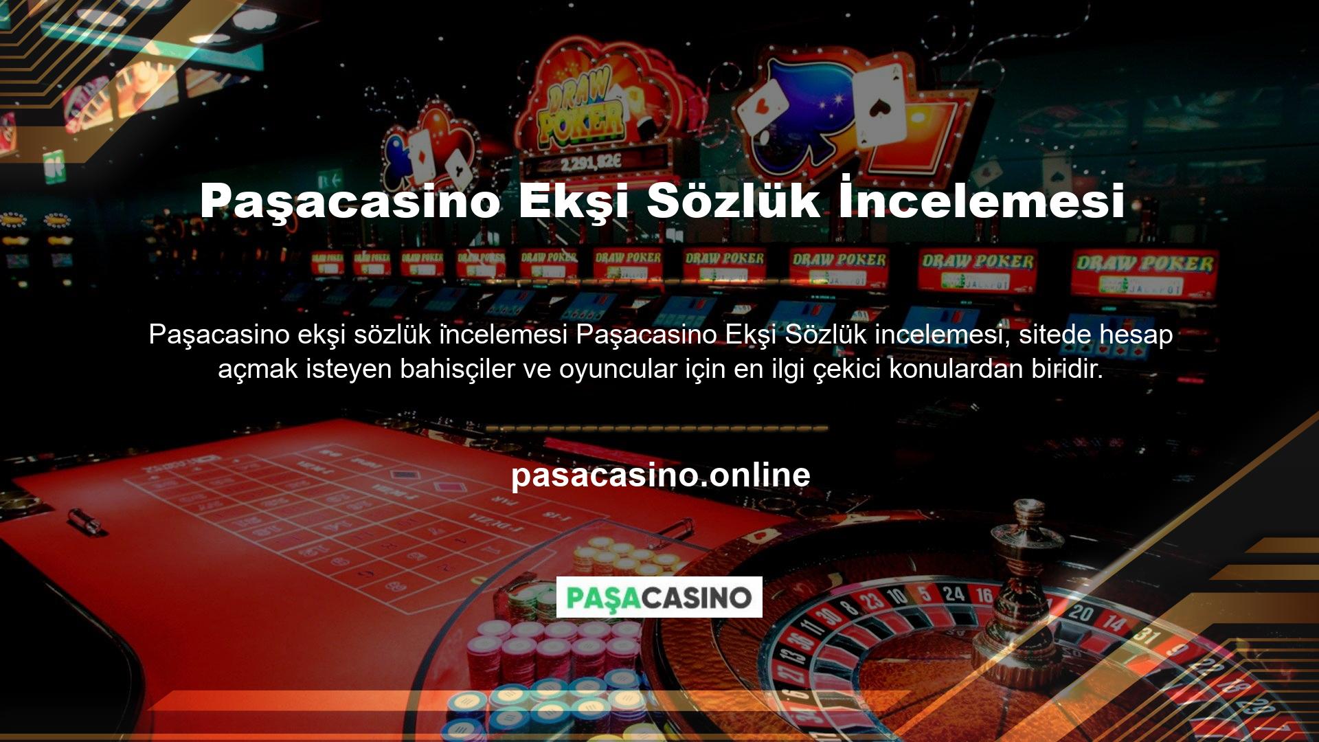 Tüm casino sitelerinde hesap açmadan önce başta Ekşi Sözlük olmak üzere büyük casino forumlarını ve şikayet sitelerini kontrol etmelisiniz