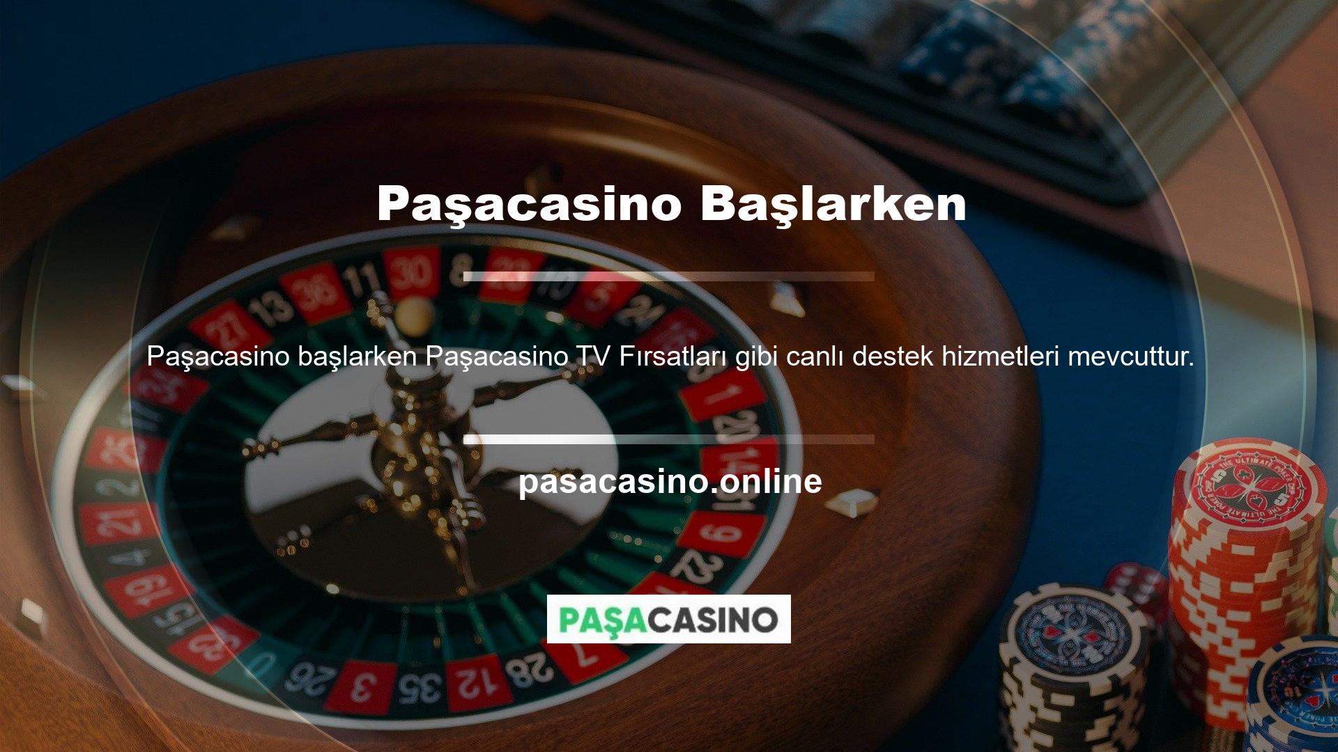 Ayrıca çevrimiçi casino ve oyun sitelerinin kullanıcıları, canlı sohbet aracılığıyla Paşacasino anında destek alabilirler